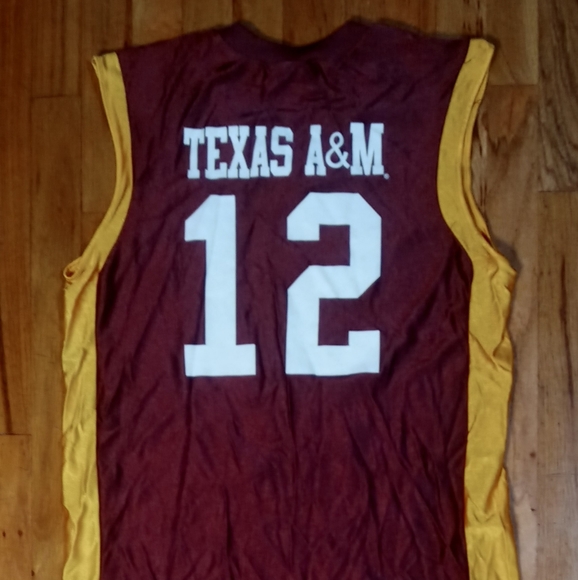 Texas A&M Aggies Basketball Jersey college shirt - Picture 5 of 6